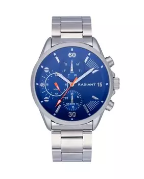 Мужские часы Commander RA571702 со стальным и серебряным ремешком Radiant, серебро