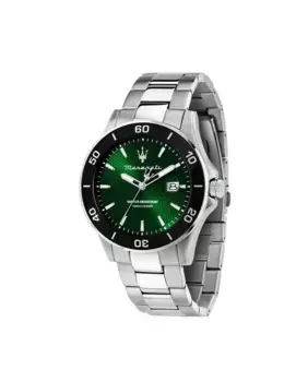 Мужские часы Competizione R8853100038 из стали с серебряным ремешком Maserati, серебряный