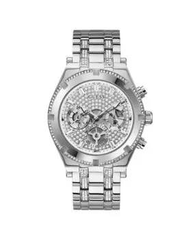 Мужские часы Continental GW0261G1 со стальным и серебряным ремешком Guess, серебро