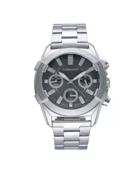 Мужские часы Continental RA634702 из стали с серебристо-серым ремешком Radiant, серебрянный