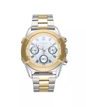 Мужские часы Continental RA634703 из стали с ремешком из двухцветного золота Radiant, серебряный