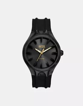 Мужские часы Diesel D-sruptor Streamline из черного силикона — ЧЕРНЫЕ