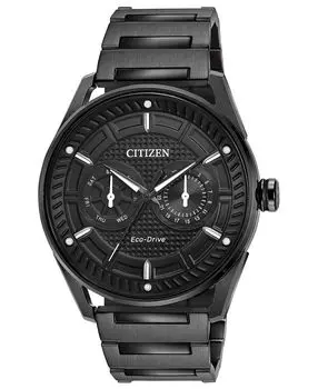Мужские часы Drive from Citizen Eco-Drive, черный браслет из нержавеющей стали, 42 мм
