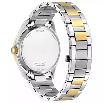 Мужские часы Eco-Drive Arezzo с двухцветным браслетом из нержавеющей стали — AW1694-50A Citizen