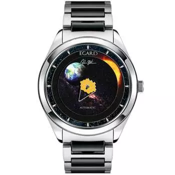 Мужские часы Egard Passages V2 Webb - William Shatner edition с черным циферблатом