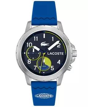 Мужские часы Endurance, синий силиконовый ремешок для часов, 44 мм Lacoste