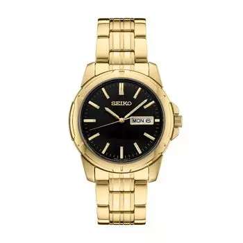 Мужские часы Essential с черным циферблатом — SUR358 Seiko