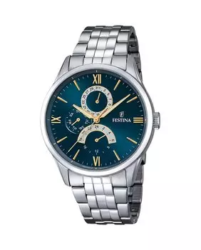 Мужские часы F16822/A из серебристой стали Festina, серебро