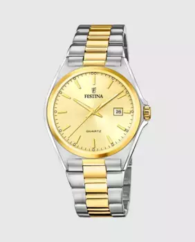 Мужские часы F20554/3 Acero Classico из разноцветной стали Festina, мультиколор