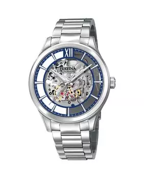 Мужские часы F20630/3 из серебристой стали Festina, серебро