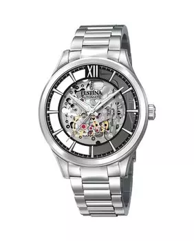 Мужские часы F20630/4 из серебристой стали Festina, серебро
