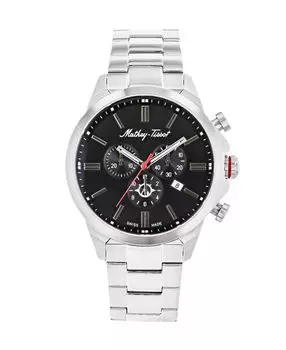 Мужские часы Field Scout Collection с хронографом и браслетом из нержавеющей стали, 45 мм Mathey-Tissot, серебро