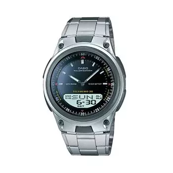 Мужские часы Forester Illuminator с аналоговым и цифровым банком данных-хронографом — AW80D-1AV Casio