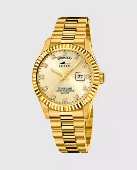 Мужские часы Freedom 18857/5 в золотой стали LOTUS, золотой