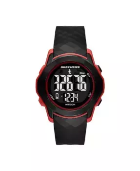 Мужские часы Galloway Digital, черные, из поликарбоната Skechers, черный