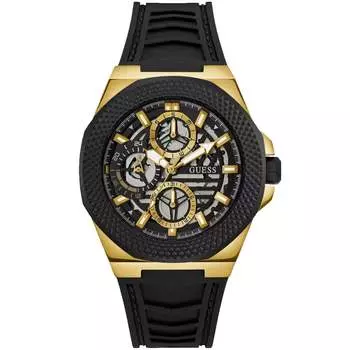 Мужские часы Guess Front-Runner с черным циферблатом