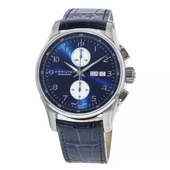 Мужские часы Hamilton Jazzmaster Maestro Auto Chrono 45 H32766643, синий