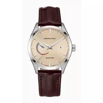 Мужские часы Hamilton Jazzmaster Power Reserve H32635521, цвет champagne