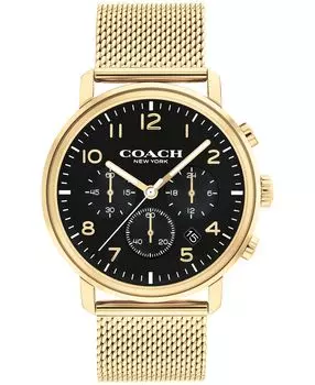 Мужские часы harrison с сетчатым браслетом из нержавеющей стали 42 мм COACH, мульти
