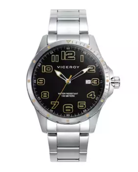 Мужские часы Heat со стальным корпусом и браслетом Viceroy, серебряный