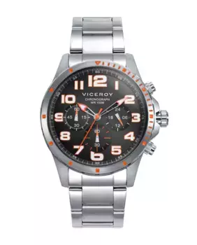 Мужские часы Heat со стальным корпусом и браслетом Viceroy, серебряный