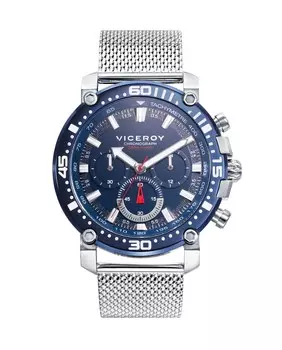 Мужские часы Heat со стальным корпусом и браслетом Viceroy, серебро