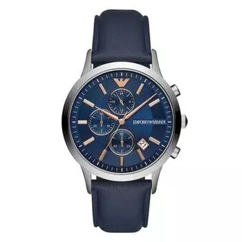 Мужские часы-хронограф AR11216 Emporio Armani, серебряный