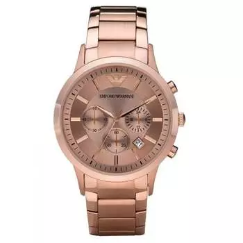 Мужские часы-хронограф AR2452 от Emporio Armani, розовый