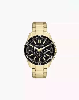 Мужские часы-хронограф Armani Exchange, из нержавеющей стали золотистого оттенка, ax1958 в золоте