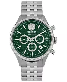Мужские часы-хронограф Colonne с ионным покрытием из нержавеющей стали с браслетом, 44 мм Versus Versace