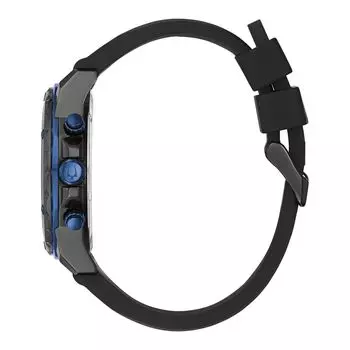 Мужские часы-хронограф Marine Star с черным ремешком — 98B308 Bulova