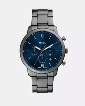 Мужские часы-хронограф Neutra FS6111 из бронзовой стали Fossil, бронзовый