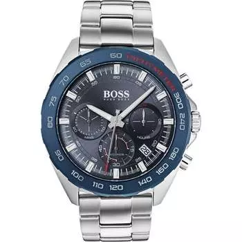 Мужские часы интенсивности 1513665 Hugo Boss, серебряный