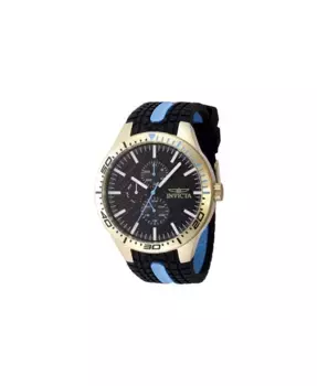 Мужские часы Invicta Racing Quartz Chronograph 48874 с черным циферблатом, черный
