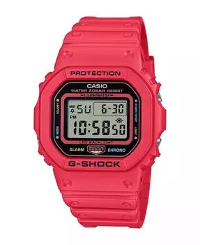 Мужские часы из красной смолы, 48,9 мм, DW5600EP-4 G-Shock, красный