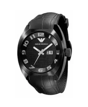 Мужские часы из нержавеющей стали Emporio Armani, черный