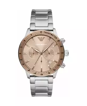 Мужские часы из нержавеющей стали Emporio Armani, серый