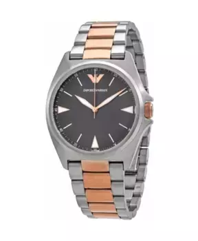 Мужские часы из нержавеющей стали серебро Emporio Armani, серый