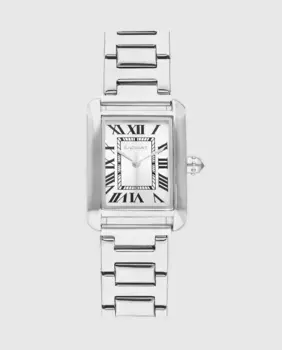 Мужские часы Jacob RA654201 из стали с серебряным ремешком Radiant, серебряный