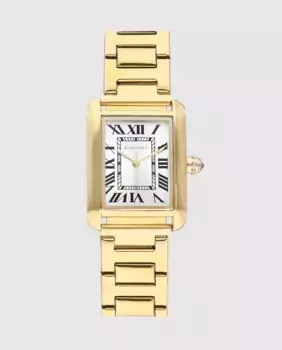 Мужские часы Jacob RA654202 из стали с золотым ремешком Radiant, золото