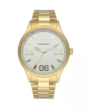 Мужские часы Leader RA563201 со стальным и золотым ремешком Radiant, золотой