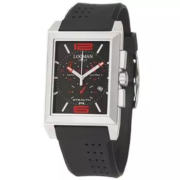 Мужские часы Locman с черным циферблатом