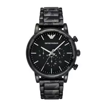 Мужские часы Luigi хронограф ar11045 Emporio Armani, черный
