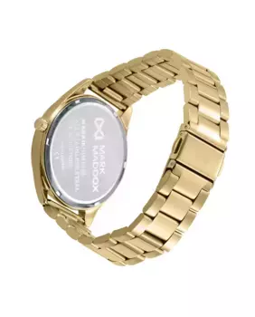 Мужские часы Marais с золотым корпусом и браслетом из стали Ip Mark Maddox, золотой