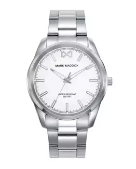 Мужские часы Marais со стальным корпусом и браслетом Mark Maddox, серебряный