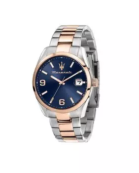 Мужские часы Maseratti R8853151006 со стальным и серебряным ремешком Maserati, серебро