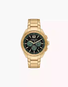 Мужские часы Michael Kors Accelerator 2.0 с хронографом, из нержавеющей стали золотистого оттенка — ЗОЛОТО