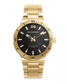 Мужские часы Mission с корпусом и браслетом из стали Ip золотого цвета Mark Maddox, золотой