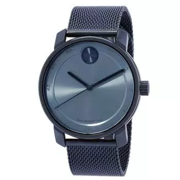 Мужские часы Movado Bold с синим циферблатом