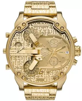 Мужские часы Mr. Daddy 2.0 кварцевые золотистые из нержавеющей стали 57 мм Diesel